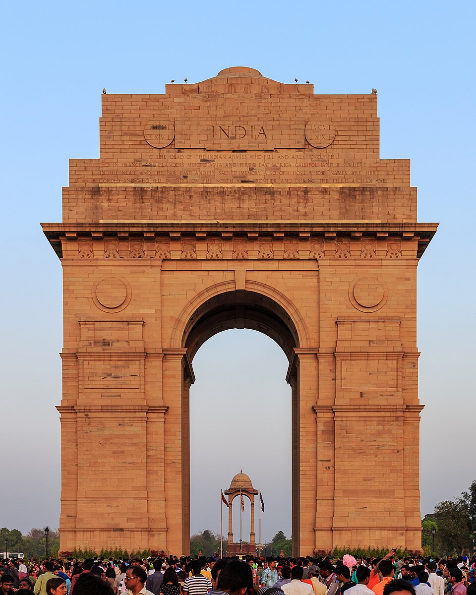 India Gate, Delhi — real photo