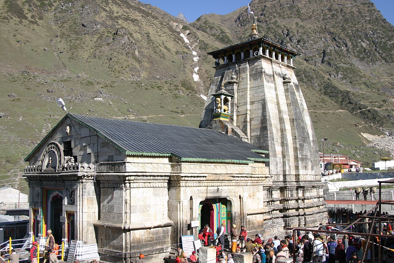 Kedarnath Temple — Char Dham Yatra, real photo